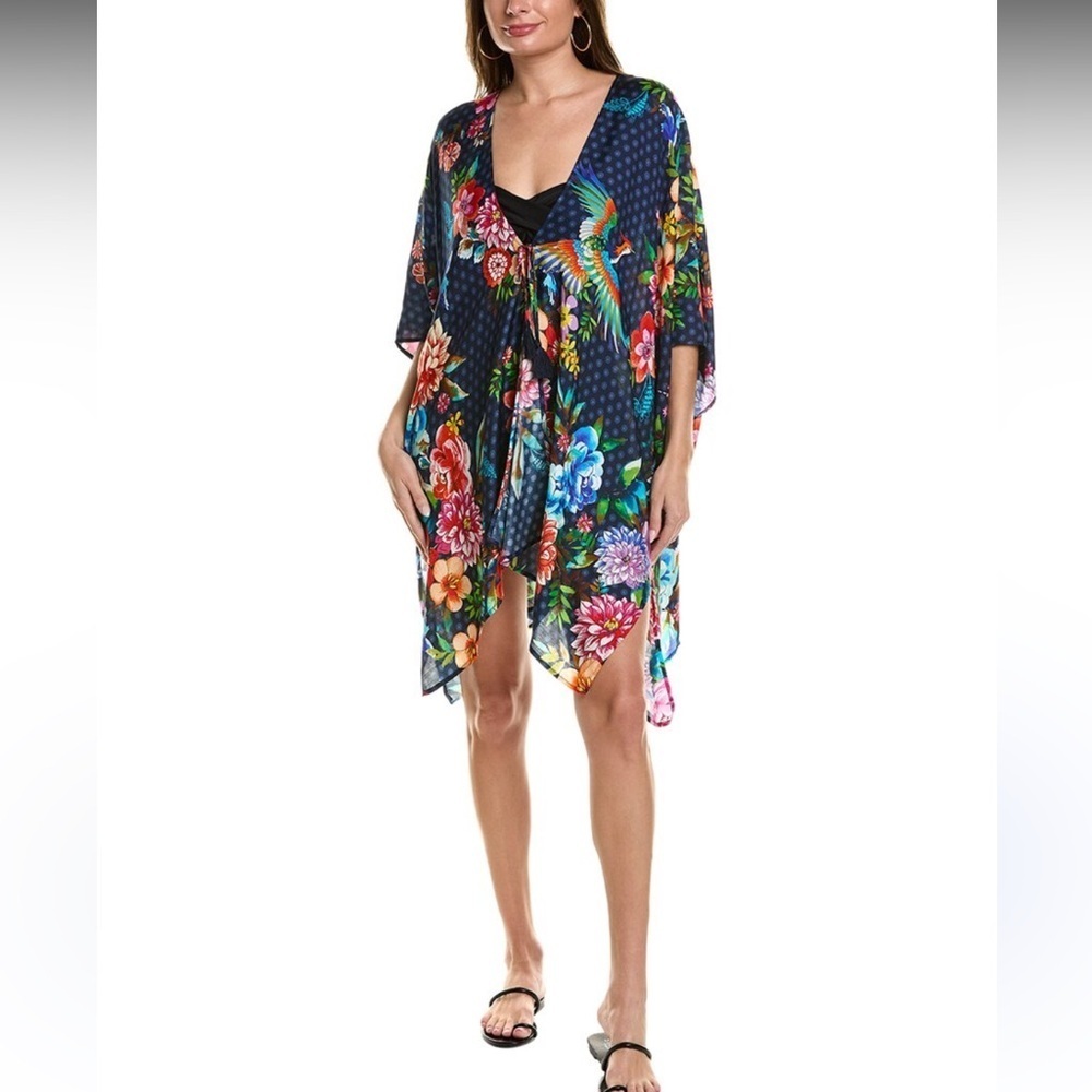 NWT Johnny Was Dreamer Short Kimono in multi